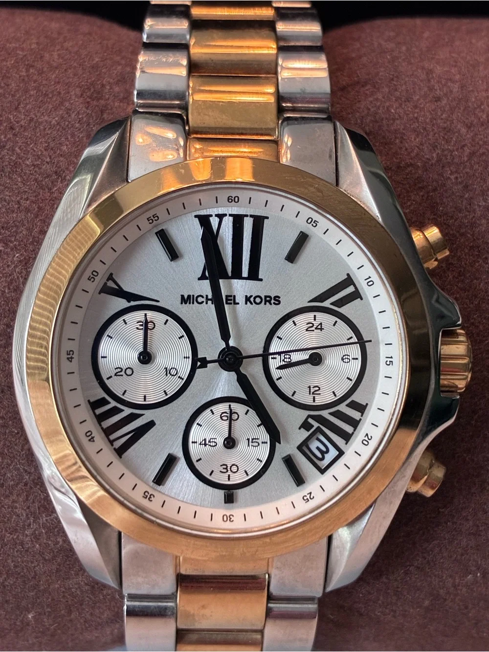 Michael Kors Women's Mini Bradshaw Chronograph Watch (MK5912)